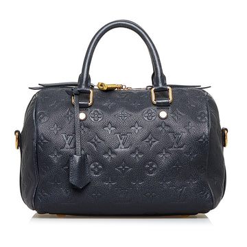 LOUIS VUITTON Monogram Empreinte Speedy Bandouliere 25 Boston Bag