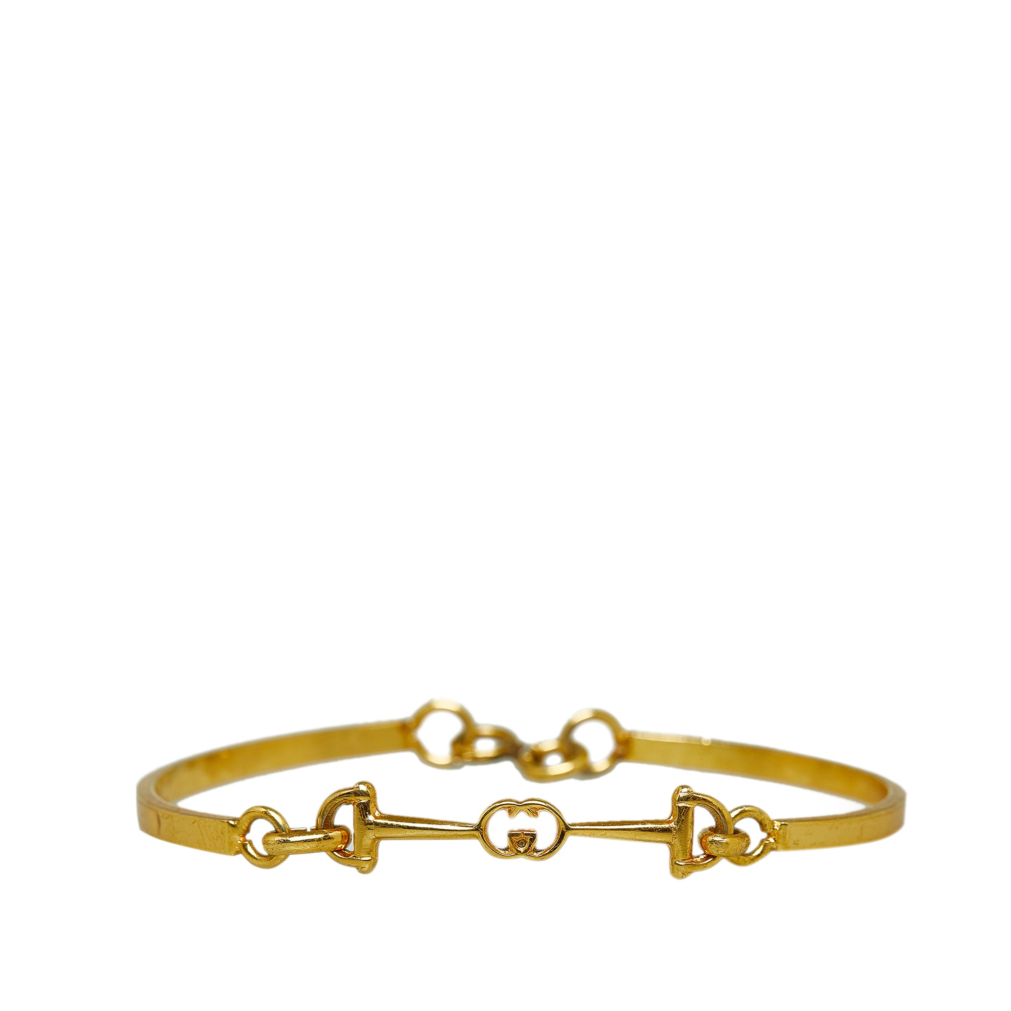 Vintage Gucci Horsebit 18k Yellow Gold Snaffle Bit Bracelet 7.5 in. 30 –  Collectors Ridgewood