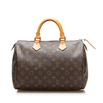 Louis Vuitton Monogram Speedy 30 Boston Bag