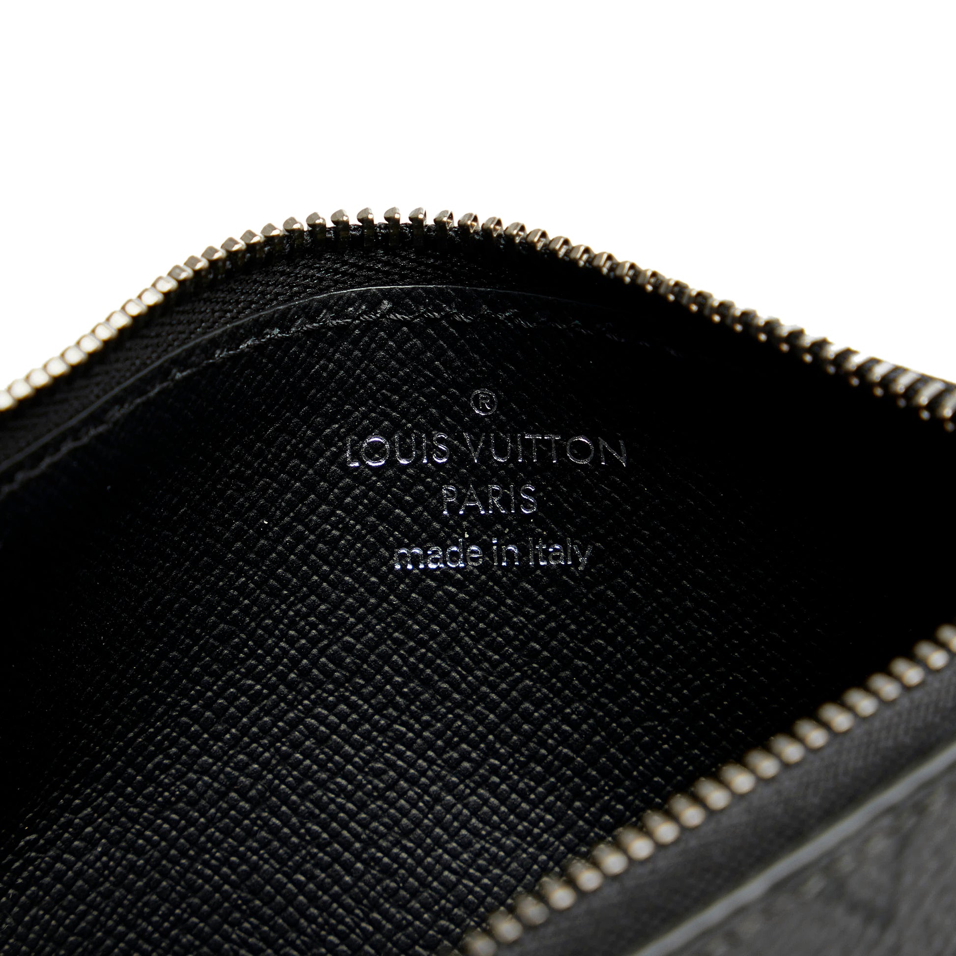 Louis Vuitton Monogram Eclipse Compact Coin Card Holder Wallet M82253