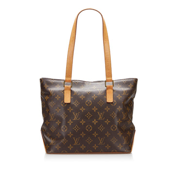 LOUIS VUITTON Monogram Cabas Piano Tote Bag