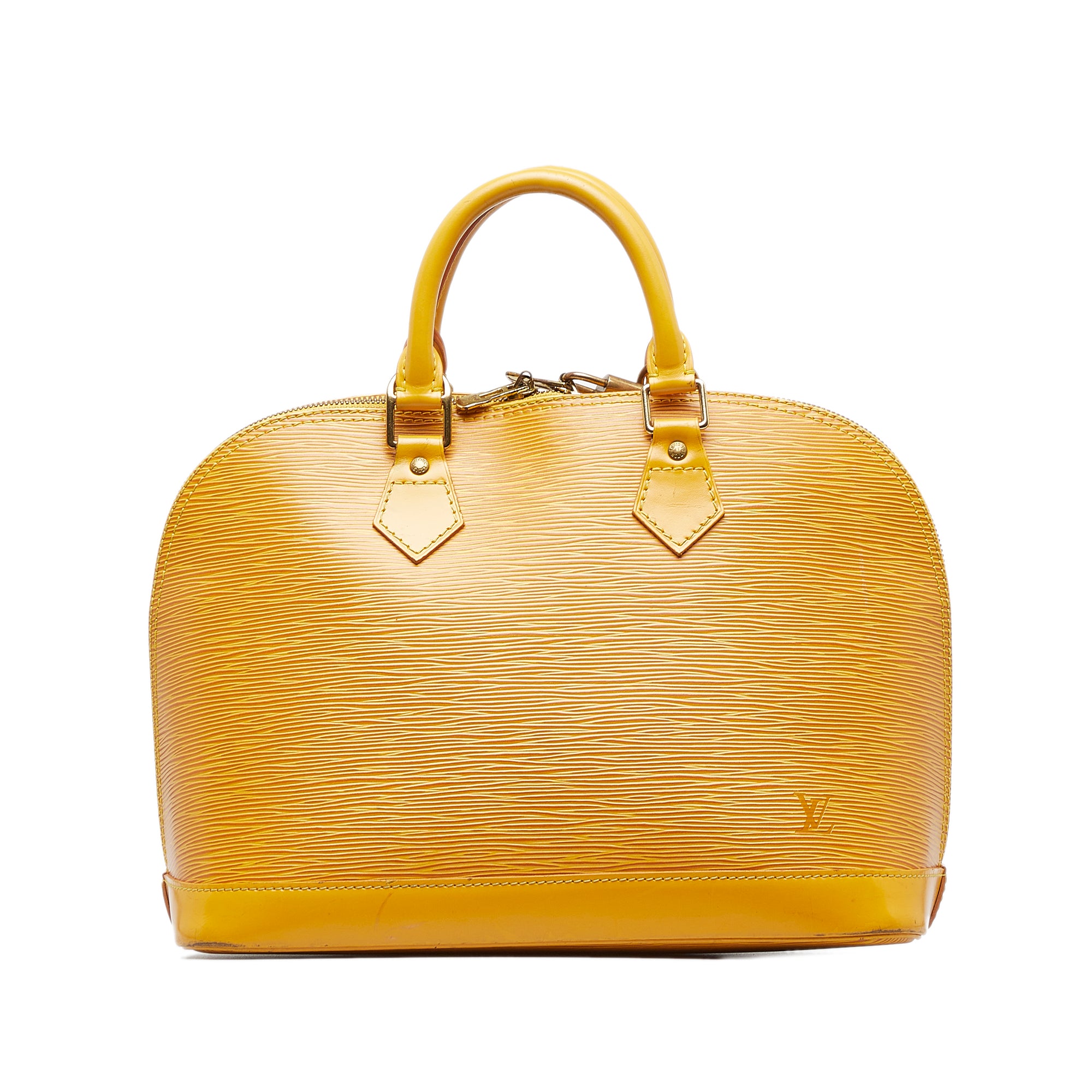 Louis Vuitton Vintage Louis Vuitton Alma Yellow Epi Leather Handbag