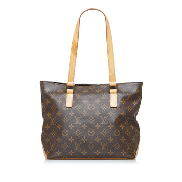 LOUIS VUITTON Monogram Cabas Piano Tote Bag