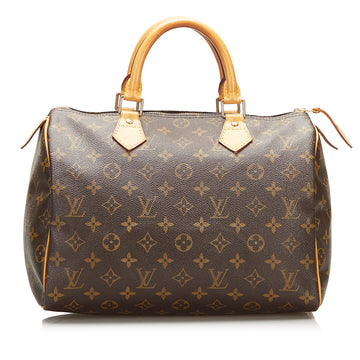 Louis Vuitton Monogram Speedy 30 Boston Bag