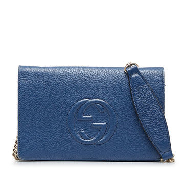 GUCCI Soho Wallet on Chain Crossbody Bag