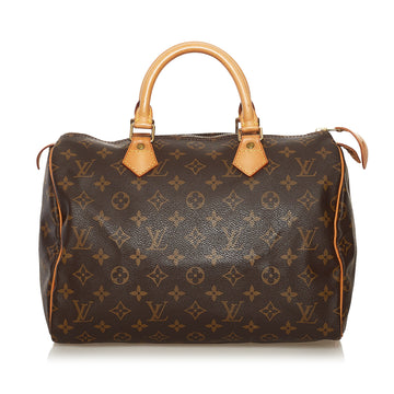 Louis Vuitton Monogram Speedy 30 Boston Bag