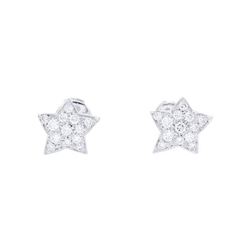 CHANEL white gold and diamonds errings, Comete collection.