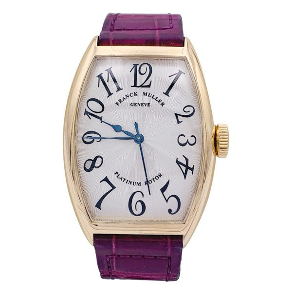 Franck Muller Watch Master of Complications pink gold leather