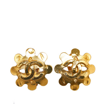 CHANEL CC Clip-on Earrings Costume Earrings