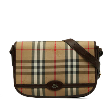 BURBERRY Haymarket Check Crossbody Bag