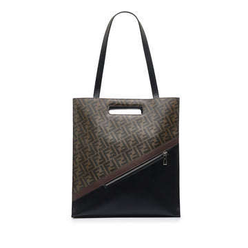 FENDI Zucca 1974 Diagonal Shopping Tote Tote Bag