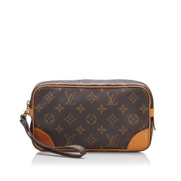 Louis Vuitton Monogram Marly Dragonne PM Clutch Bag
