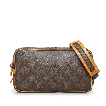 LOUIS VUITTON Monogram Pochette Marly Bandouliere Crossbody Bag