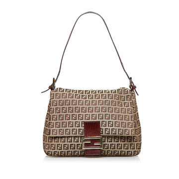 FENDI Zucchino Mamma Forever Shoulder Bag