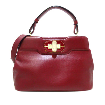 BVLGARI Leather Isabella Rossellini Satchel