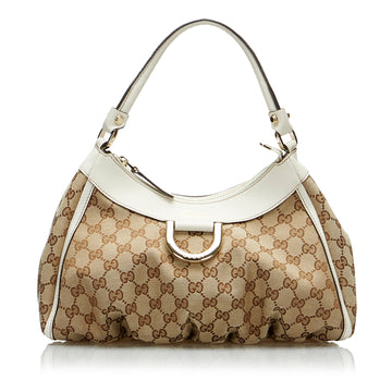 Gucci GG Canvas Abbey D-Ring Shoulder Bag