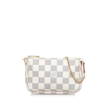 LOUIS VUITTON Damier Azur Mini Pochette Accessoire Baguette