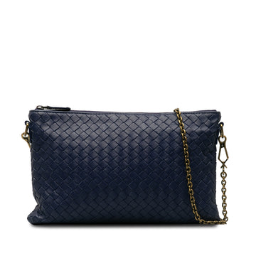 BOTTEGA VENETA Intrecciato Chain Crossbody Bag