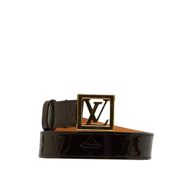 LOUIS VUITTON Monogram Vernis Frame Belt