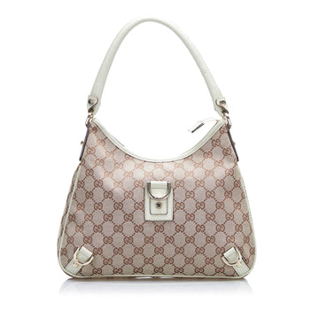 GUCCI GG Canvas Abbey D-Ring Shoulder Bag