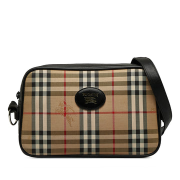 BURBERRY Haymarket Check Crossbody Crossbody Bag