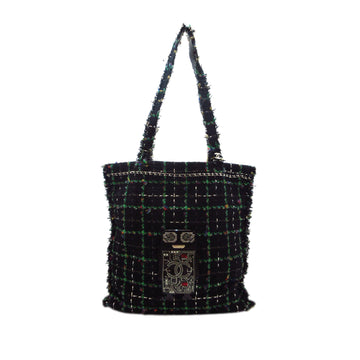 CHANEL Large Robot Tweed Shopping Bag