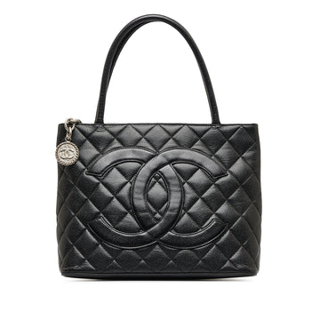 CHANEL Caviar Medallion Tote Bag