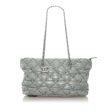 Chanel Paris-Byzance Tweed On Stitch Shoulder Bag