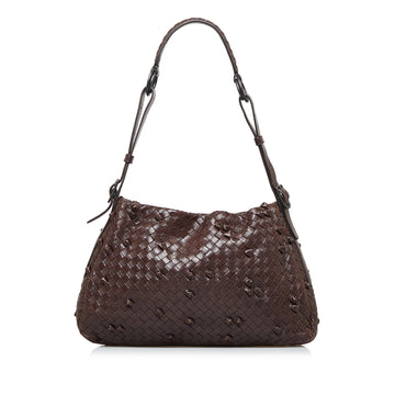 BOTTEGA VENETA Intrecciato Nappa Naruto Knot Shoulder Bag