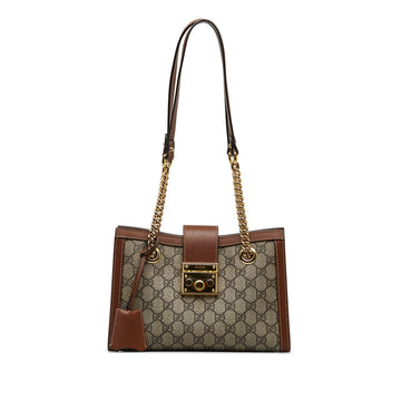 GUCCI Small GG Supreme Padlock Tote Tote Bag