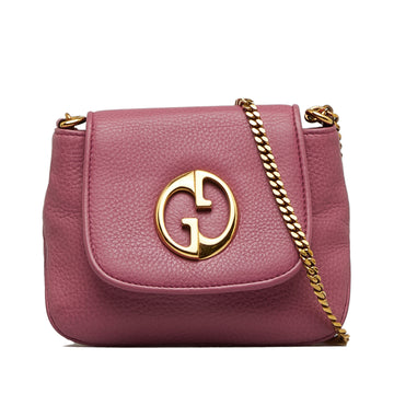 GUCCI Small 1973 Leather Chain Crossbody bag