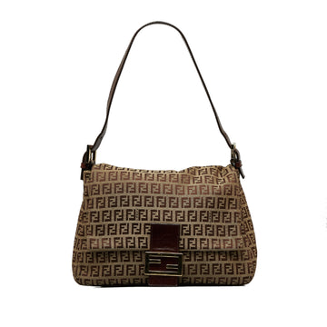 FENDI Zucchino Mamma Forever Shoulder Bag