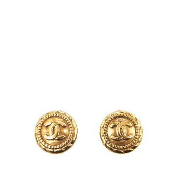 CHANEL CC Clip On Earrings Costume Earrings