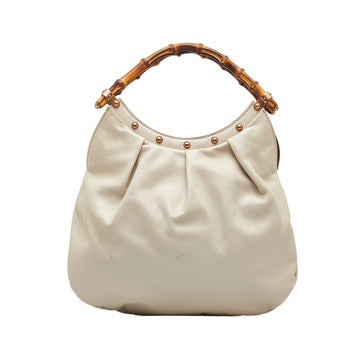 GUCCI Mini Bamboo Studded Hobo Hobo Bag