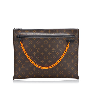 Louis Vuitton Monogram Solar Ray A4 Pochette Clutch Bag