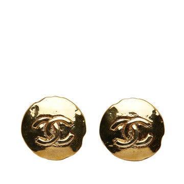 CHANEL CC Clip On Earrings Costume Earrings