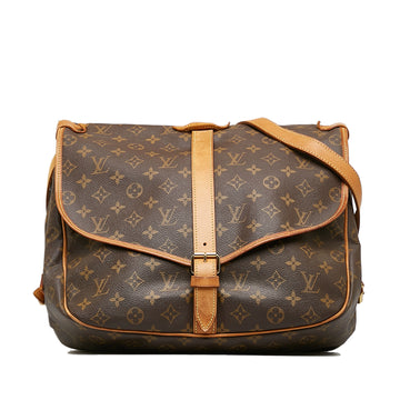 LOUIS VUITTON Monogram Saumur 35 Crossbody Bag