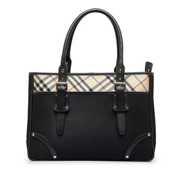 BURBERRY Nova Check Tote Bag