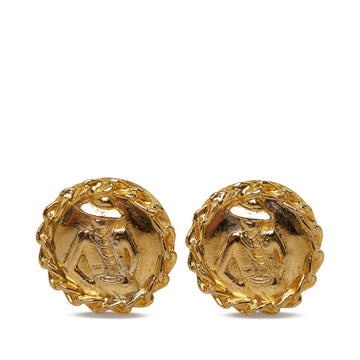 CHANEL Mademoiselle Clip on Earrings Costume Earrings