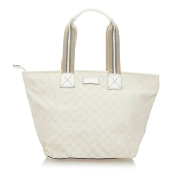 Gucci GG Canvas Web Tote Bag