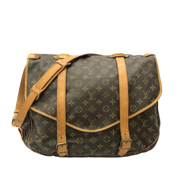 LOUIS VUITTON Monogram Saumur 43 Travel Bag