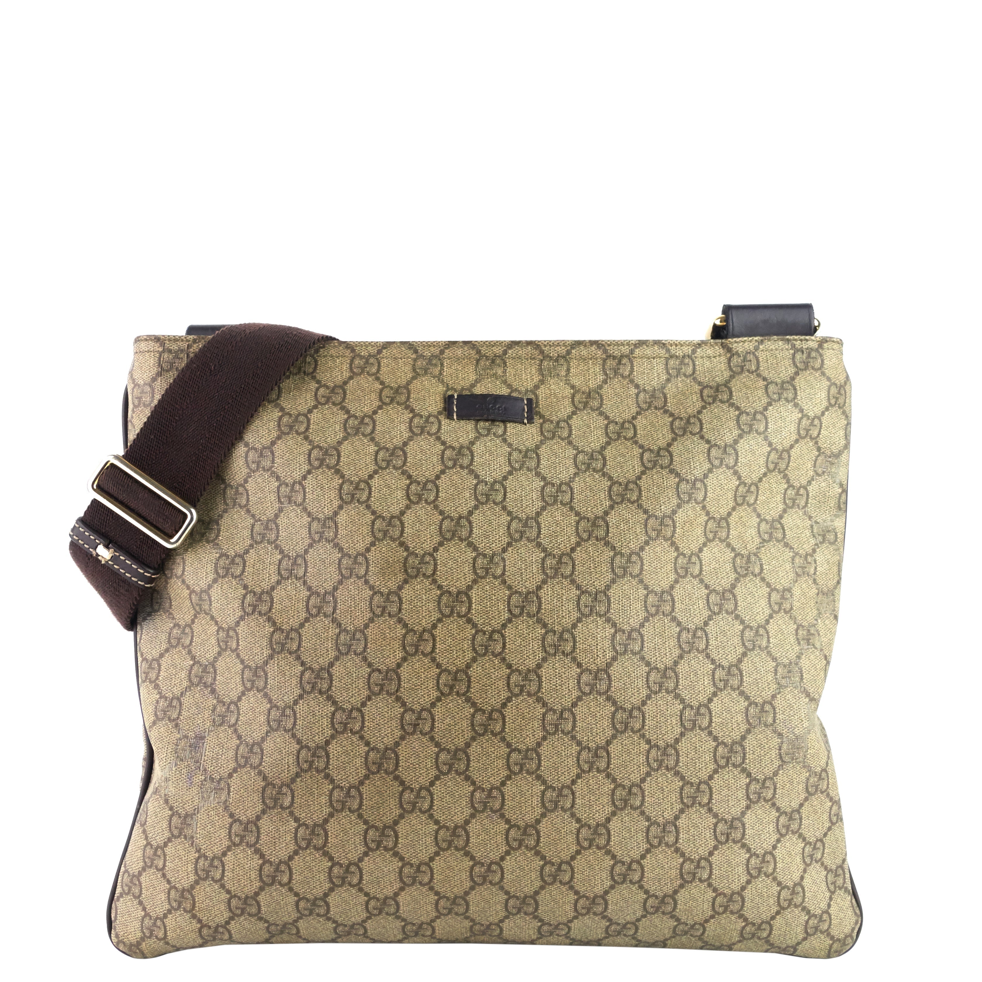 Gucci canvas crossbody on sale bag