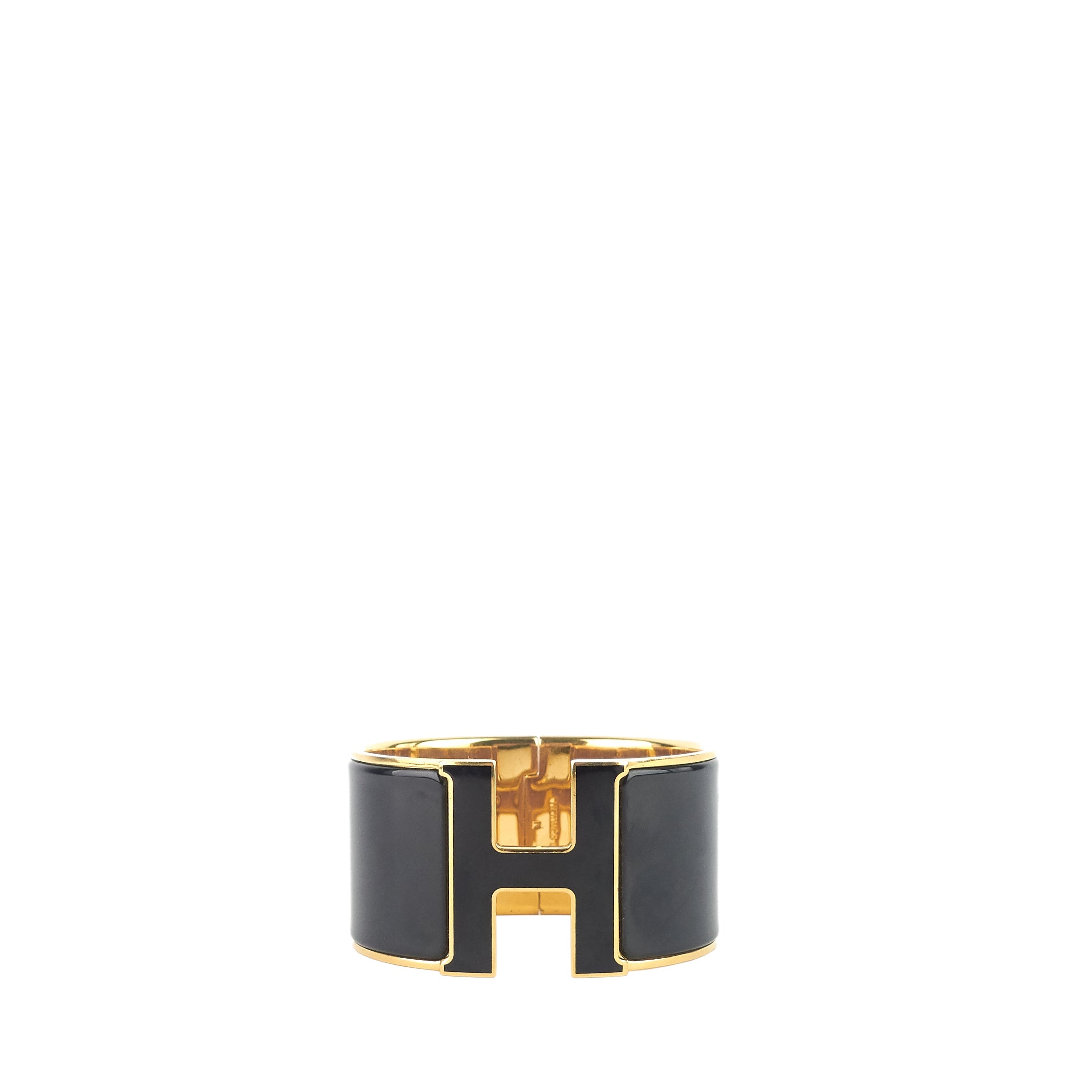 Hermes extra wide store clic clac bracelet