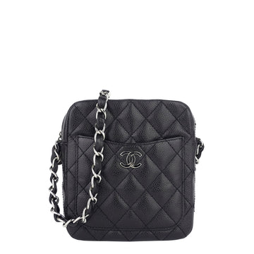 CHANEL Camera Caviar Leather Crossbody Bag