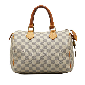 LOUIS VUITTON Damier Azur Speedy 30 Boston Bag