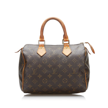 LOUIS VUITTON Monogram Speedy 25 Brown