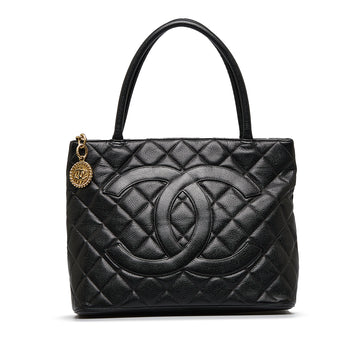 CHANEL Caviar Medallion Tote Tote Bag