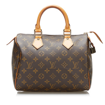 Louis Vuitton Monogram Speedy 25 Boston Bag