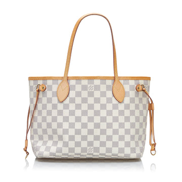 Louis Vuitton Damier Azur Neverfull PM Tote Bag