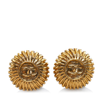 CHANEL CC Clip-on Earrings Costume Earrings